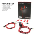 Fantech EG1 3.5mm Gaming & Music Earphone Black (Single & Dual Port)