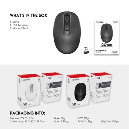 Fantech Go W192 Silent Wireless Mouse