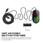Fantech Hive UX2 6 Buttons 7 Mode USB RGB Gaming Mouse Black