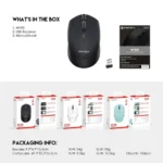 Fantech W190 Dual Mode Wireless Mouse Mint Edition