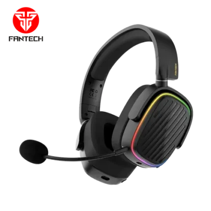 Fantech WHG02 Harmony RGB Wireless Gaming Headphone - Black