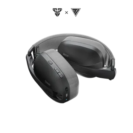 Fantech WHG03 Studio Pro 7.1 Surround Sound Wireless Gaming Headphone – Gray Ear Cup Close-up