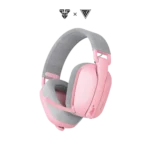 Fantech WHG03 Studio Pro 7.1 Surround Sound Wireless Gaming Headphone – Pink Front View