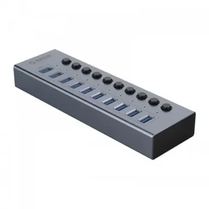 Orico BT2U3-10AB 10-Port Multi-Port Hub With Individual Switches
