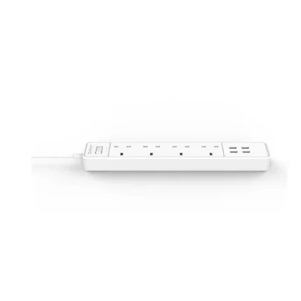 ORICO OSC-4A4U-UK 4 AC Outlet Surge Protector with 4 USB Charging Port