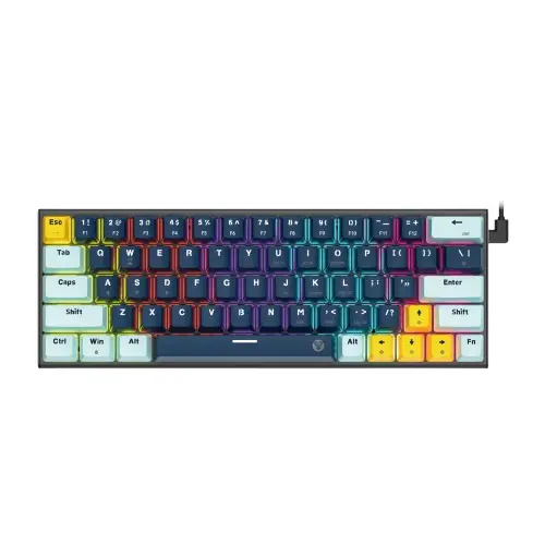 Fantech ATOM63 MK874V2 Gaming Mechanical Keyboard - MIZU EDITION NAVY BLUE