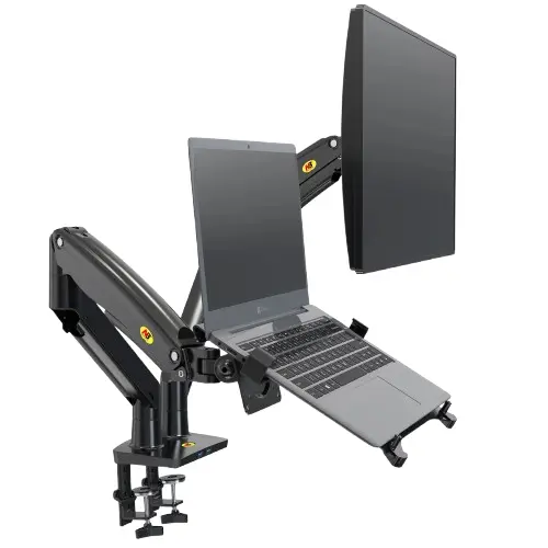NORTH BAYOU F160 FP DUAL MONITOR DESK MOUNT
