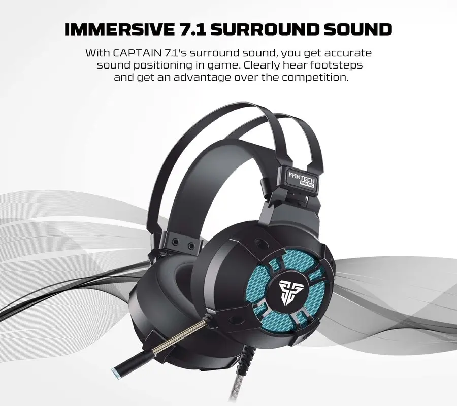 Fantech HG11 PRO Captain 7.1 RGB Gaming Headset