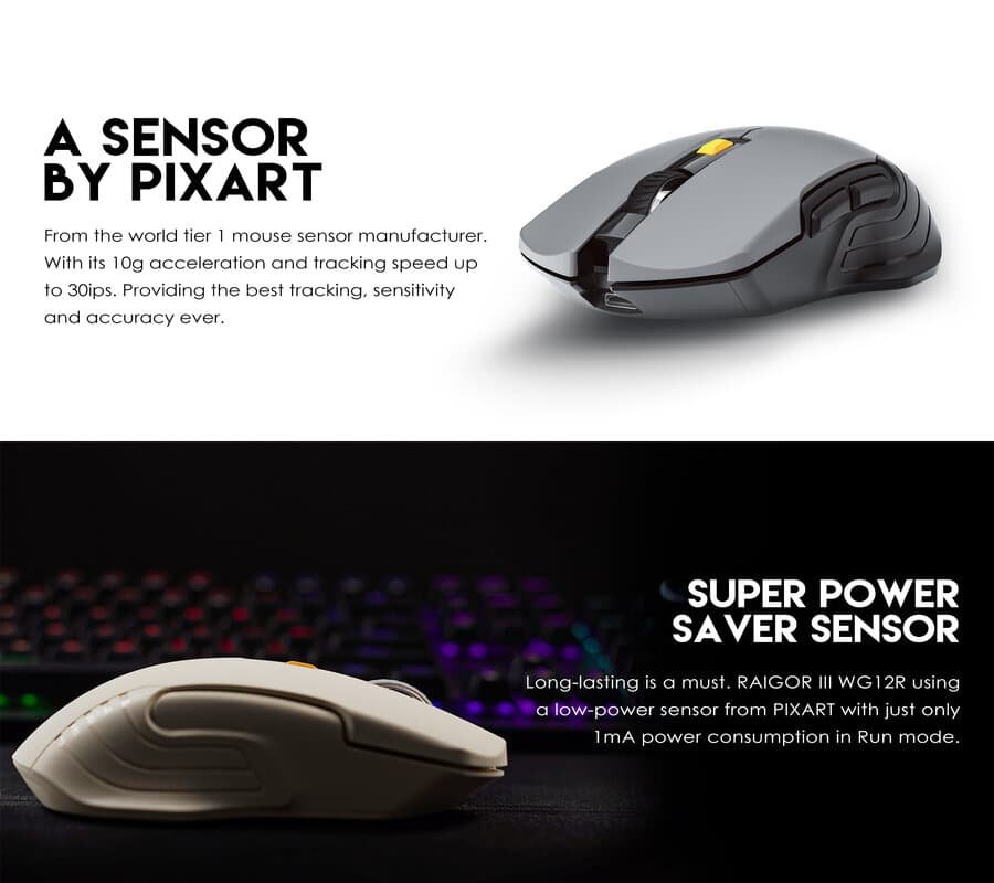 Fantech Raigor III WG12R Rechargeable Gaming Mouse