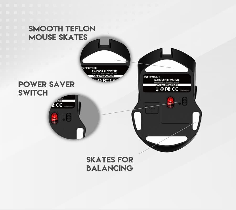 Fantech Raigor III WG12R Rechargeable Gaming Mouse