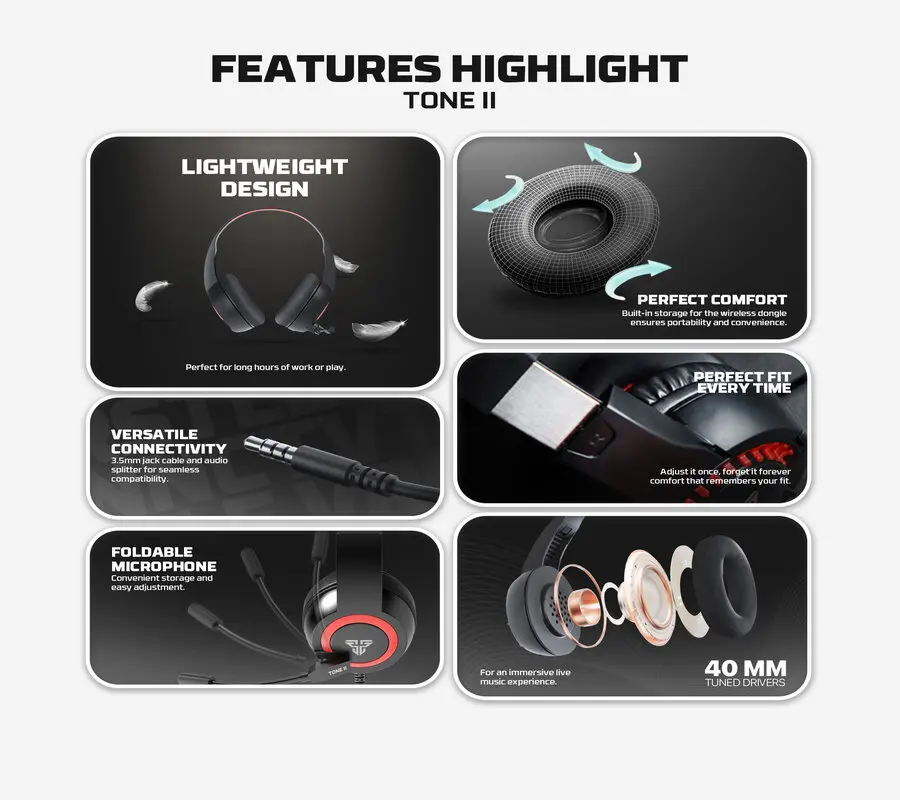 Fantech TONE II HQ56 Gaming Headphone