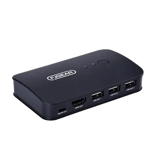 FJGEAR FJ-HK201 MANUAL 4K 2 PORT HD HDMI KVM SWITCH