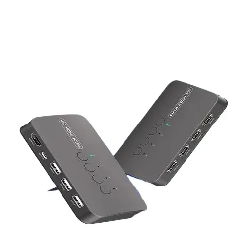 Fjgear FJ-HK401 Manual Rapid Driver 2 Port Hdmi Kvm Switch With Audio Switcher