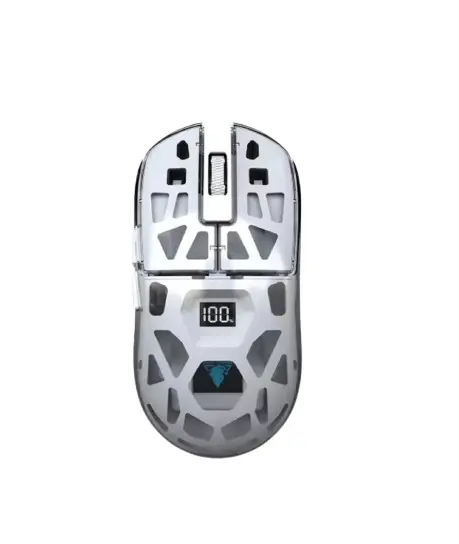 Jedel Wd154 Transparent Dual Mode Bt Plus 2.4ghz Rechargeable Gaming Mouse
