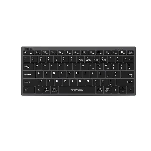 A4TECH Fstyler FBX51C Multimode Rechargeable Mini Wireless Keyboard - Gray