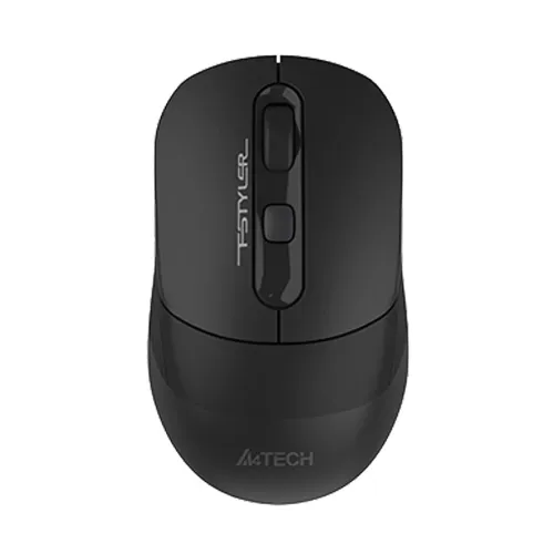 A4tech FB10CS Silent Multimode Rechargeable Wireless Mouse - Black