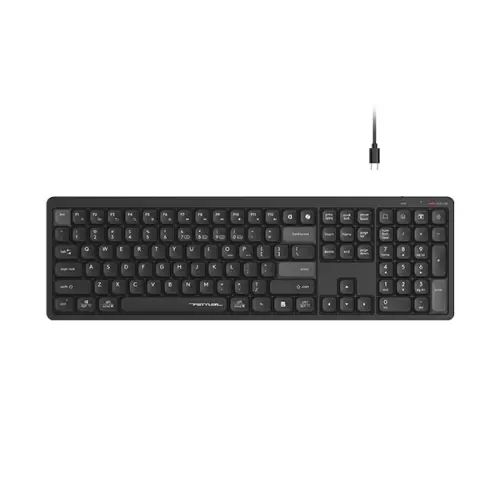 A4tech Fstyler FBX55C Dual-Mode Wireless Keyboard - Black