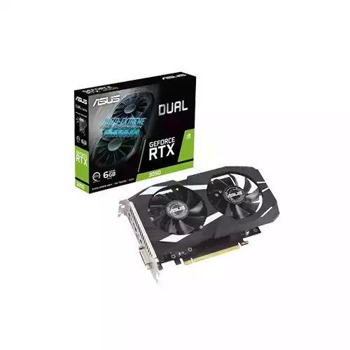 ASUS Dual GeForce RTX 3050 6GB GDDR6 Graphics Card