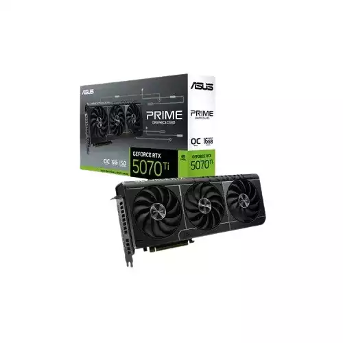 ASUS PRIME GeForce RTX 5070 Ti 16GB GDDR7 OC Edition Graphics Card