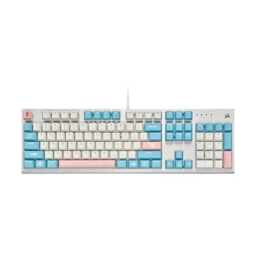 CORSAIR K60 PRO TKL RGB Optical-Mechanical Gaming Keyboard - Sweet Sky