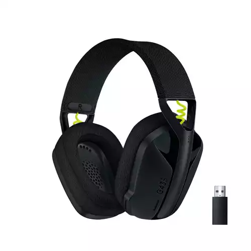 Logitech G435 Lightspeed Wireless & Bluetooth Gaming Headphone - Black