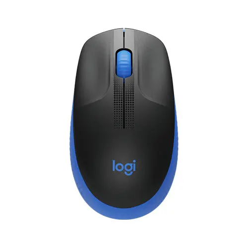 Logitech M190 Full size Wireless Mouse - Blue