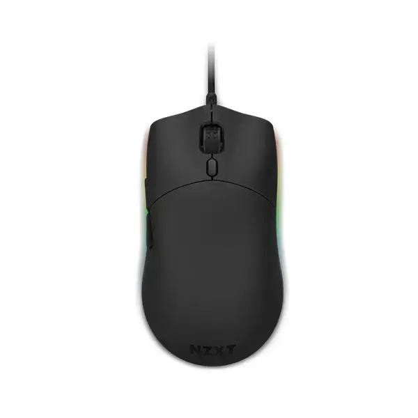 NZXT Lift Lightweight Ambidextrous Wired Gaming Mouse - Black