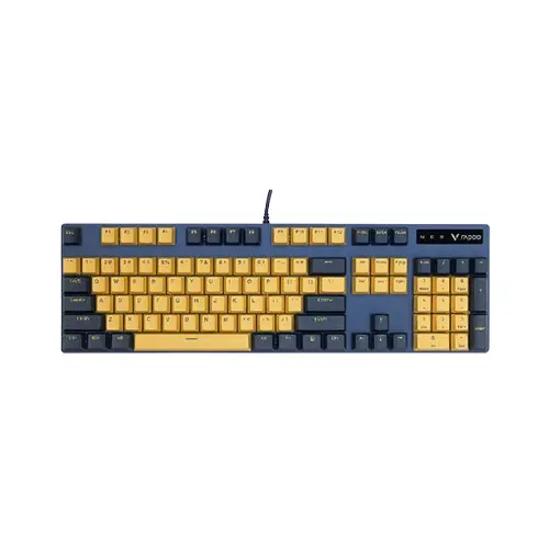 Rapoo V500PRO Backlit Gaming Mechanical Keyboard - Yellow