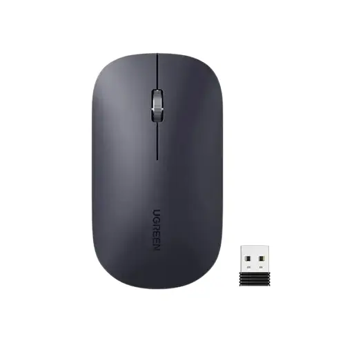 UGREEN MU001 Portable Wireless Mouse - Black