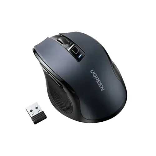 Ugreen MU006 Ergonomic 2.4G Wireless Mouse- Black