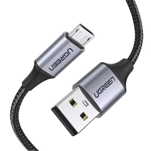 UGREEN US290 (60146) Micro USB 2.0 Cable 1M Metal/Black